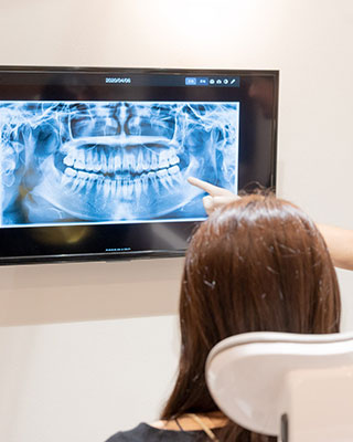 モニターを使ったわかりやすい説明